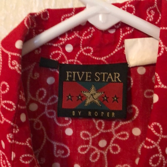 Five Retro, cowgirl, summer snap shirts. - Picture 7 of 7